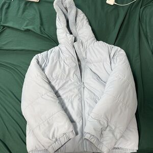 Abercrombie Kids Light Light Blue Puffer Jacket